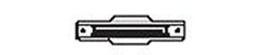 An image for the SCSI Connector Identification Guide Centronics VHDCI SCSI Connector