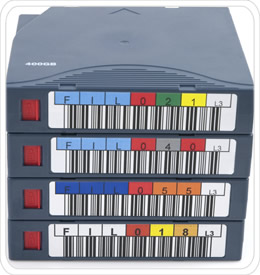 data tapes for Tape media rotation