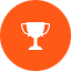 Orange Trophy for tape-drive-repair.com